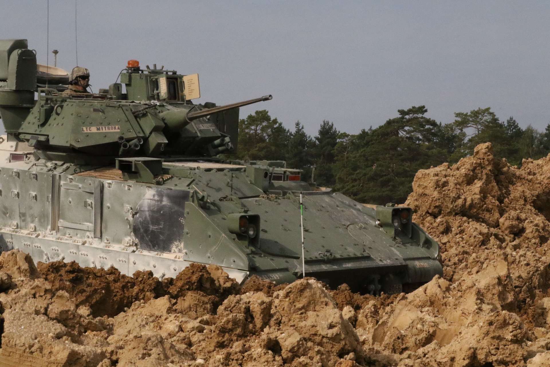 What is a Bradley Fighting Vehicle and what does it do?